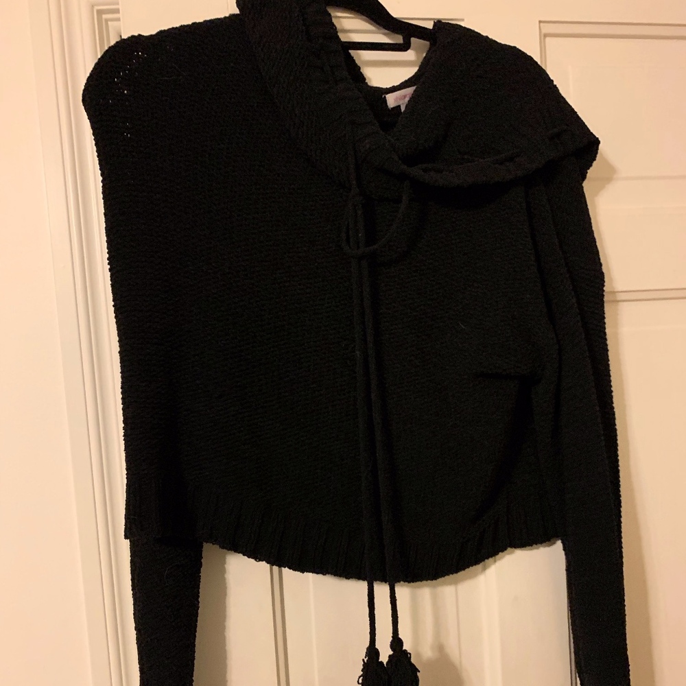 fuzzy sweater